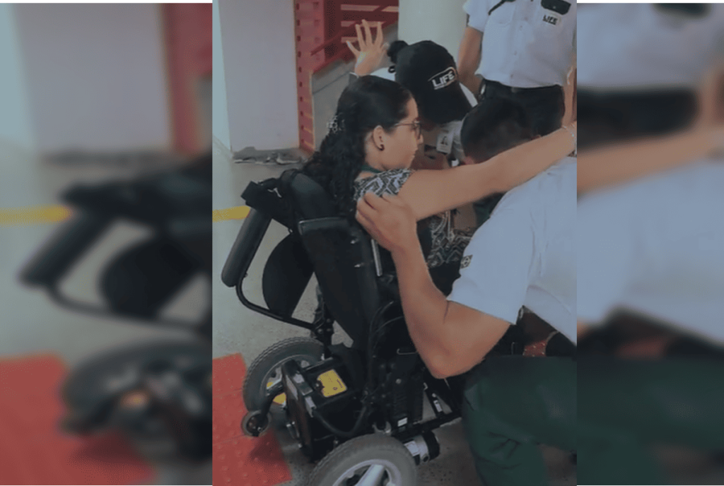 “descaso”:-elevador-quebra-e-estudante-precisa-ser-carregada-na-unb