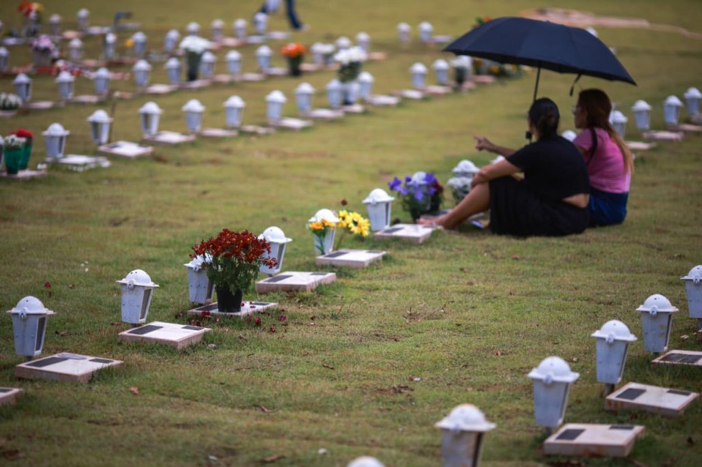 reflexao-e-saudade:-cemiterios-do-df-ficam-lotados-no-dia-de-finados