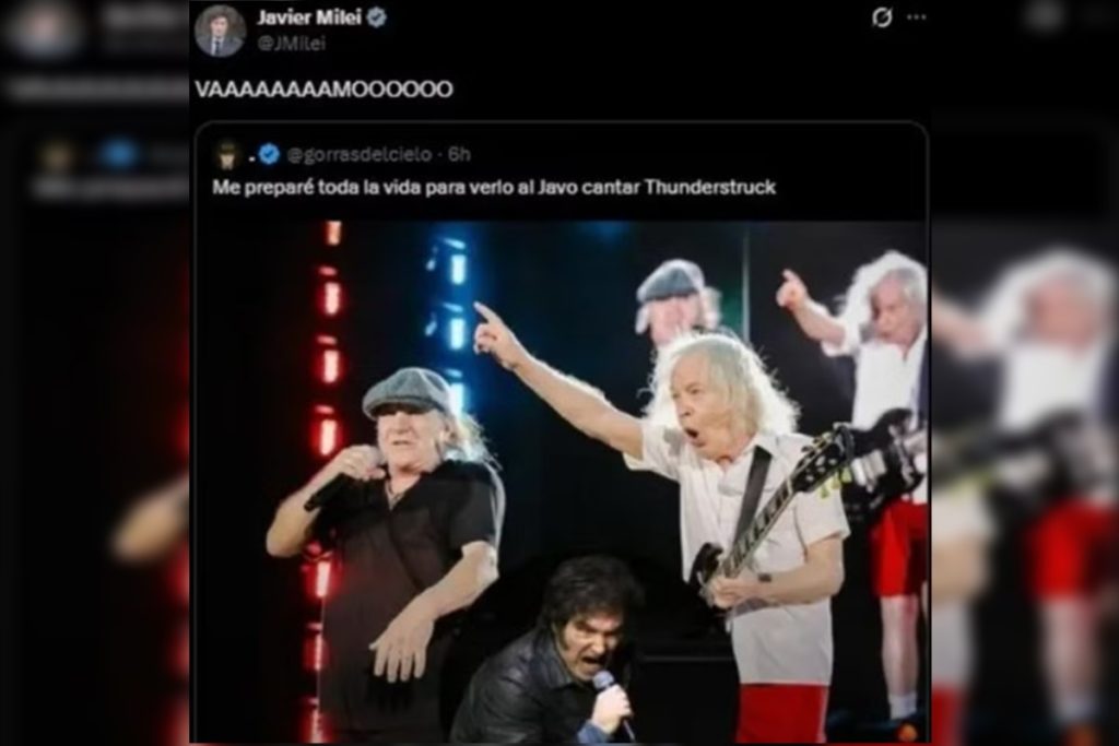 milei-comemora-convite-falso-do-ac/dc-para-cantar-em-show-na-argentina